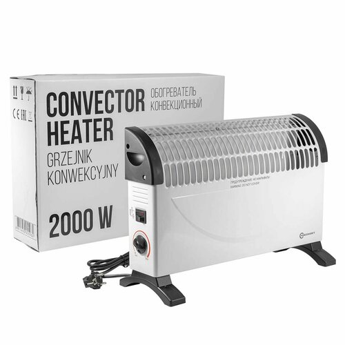 Обогреватель конвекционный 220-240V5060Гц3 режима нагрева-75012502000Вт защ от перегрева535х20х385см FORCEKRAFT FK-CH-Y02 444000₽