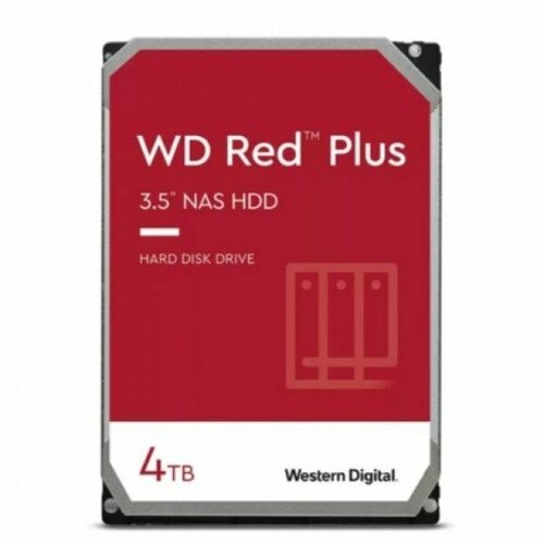 Western digital Жесткий диск Western Digital Red Plus WD40EFPX 4TB 3.5