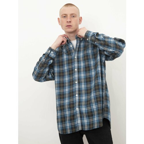 фото Рубашка street soul, размер 185 xxlбелый, синий