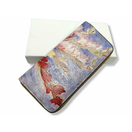 Кошелек POUCHMAN, фактура гладкая, мультиколор