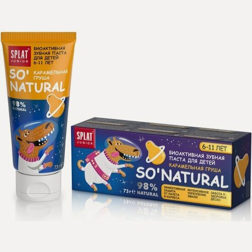 Изображение товара Детская зубная паста Splat Junior 6-11 лет Карамельная груша, 55 мл