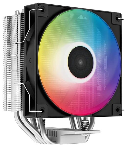 Кулер Deepcool AG400, для процессоров, тихий, с разноцветной RGB подсветкой — фото 1