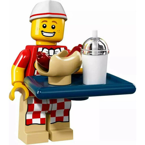 LEGO Minifigures 71018-6 Продавец хот-догов lego minifigures 71009 7 продавец комиксов