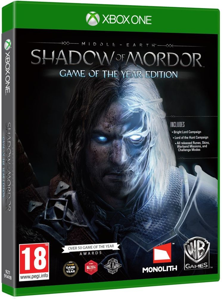 Игра Middle-earth: Shadow of Mordor GOTY-Издание, цифровой ключ для Xbox One/Series X|S, Русский язык, Аргентина