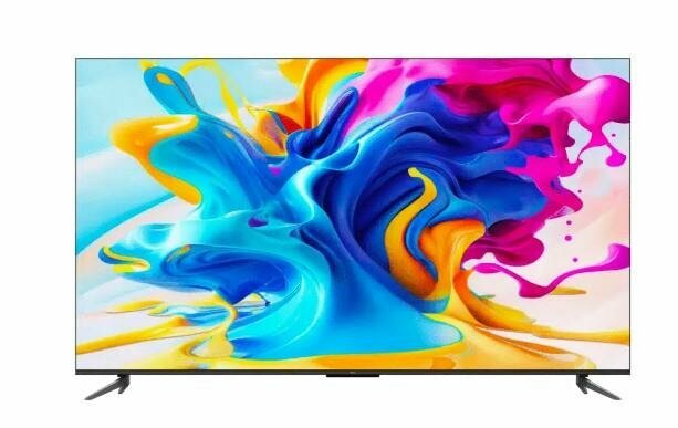 TCL 50" 4K/Smart/UHD QLED 3840x2160 2160p Bluetooth Wi-Fi Direct Google TV черный 50C647