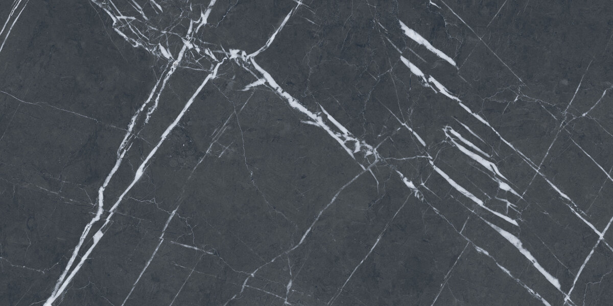 Плитка из керамогранита Absolut Gres 1070G Black Marquina полир для стен и пола, универсально 60x120 (цена за 1.44 м2)