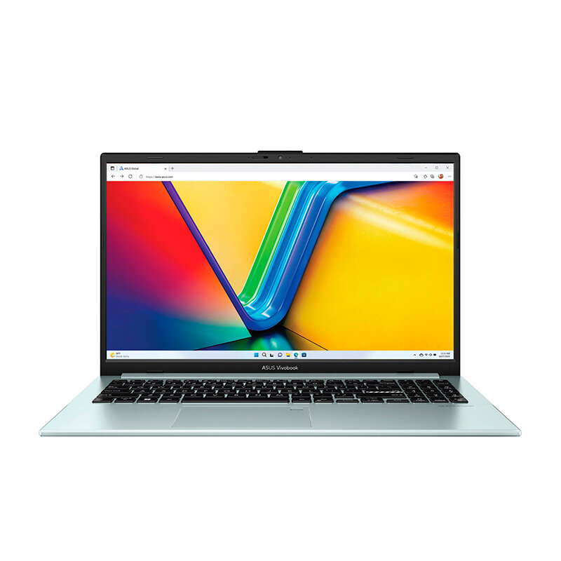 Ноутбук ASUS VivoBook Go 15 E1504FA-L1528 Green-Grey 90NB0ZR3-M00YV0 (AMD Ryzen 5 7520U 2.8Ghz/16384Mb/512Gb SSD/AMD Radeon Graphics/Wi-Fi/Bluetooth/Cam/15.6/1920x1080/no OS)