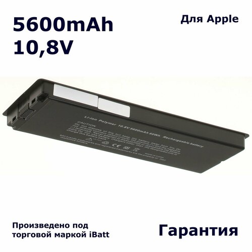 Аккумулятор iBatt 5600mAh, для A1185 MA561G MA561 аккумулятор для apple macbook 13 a1185 ma561g a 5200mah