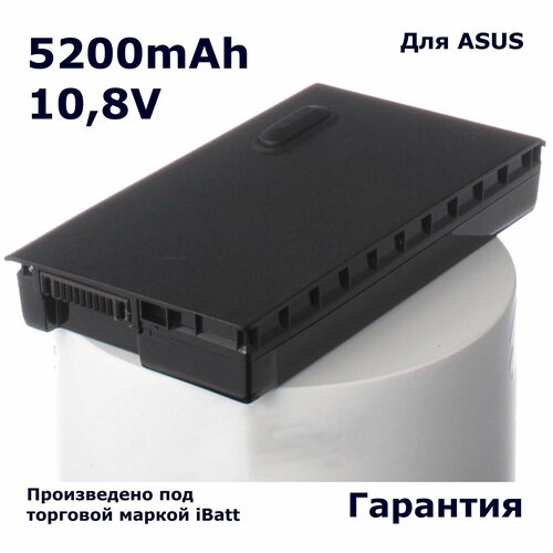 Аккумулятор iBatt 5200mAh, для X61 X61S F80L F80S N60d PRO63D N60DP F83VF F50S F80Cr X61Z F80Q F50SL N60sf F80A F50Q F50SV F50Z X82S F50G F81Se F50Gx N60W X61SL X85C F50SF F83SE X85S X82CR петли крышки матрицы accessories для ноутбука asus f50gx f50q f50sl f50sv f50z левая с направляющей