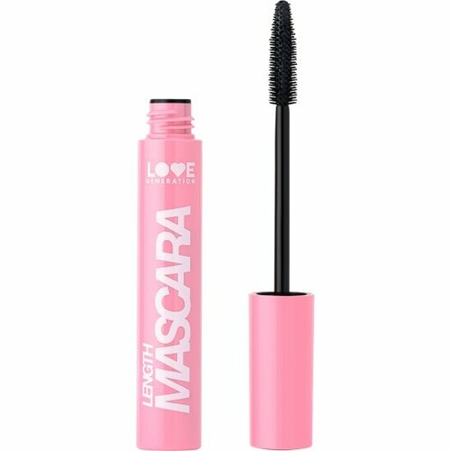 Тушь для ресниц Love Generation Length Mascara с эффектом удлинения ресниц, тон 01 черный