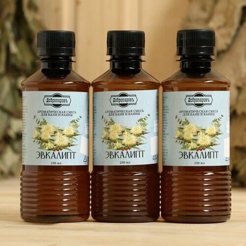 Набор ароматизаторов для бани 3 шт Эвкалипт по 250 мл 545₽