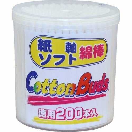 Mitsuei Ватные палочки Cotton Buds, 200 шт