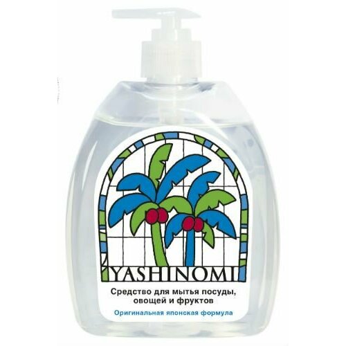 Yashinomi Средство для мытья посуды овощей и фруктов С помпой 500 мл 488₽