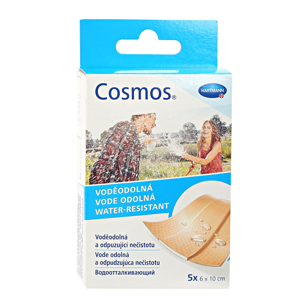 Hartmann Cosmos Water-resistant пластырь водоотталкивающий, 6х10 см, 5 шт. бежевый