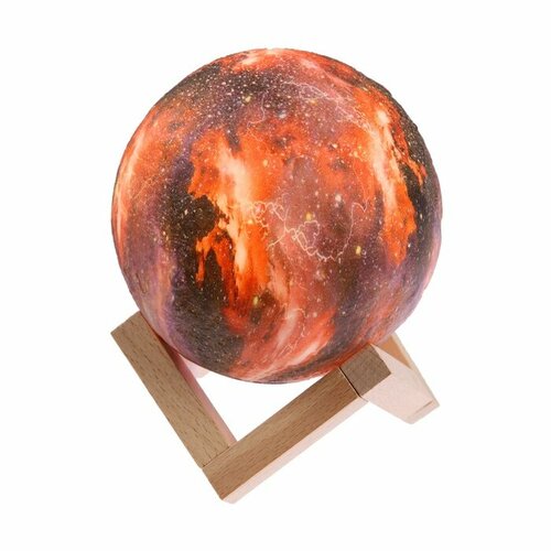 Портативная колонка- ночник EZ01 5 Вт 1200 мАч диаметр 120 мм 3 режима планета 208000₽