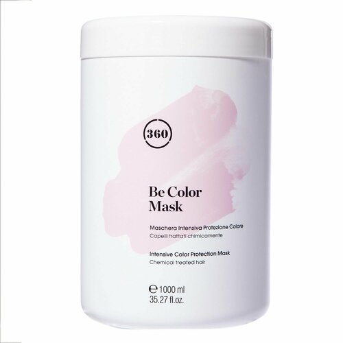 Интенсивная маска для защиты цвета волос-BE COLOR MASK 360 Hair Professional 1000ML lendan интенсивная маска для защиты цвета волос 500 мл color addict
