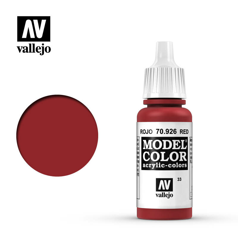 Краска Vallejo серии Model Color - Red 70926 17 ml