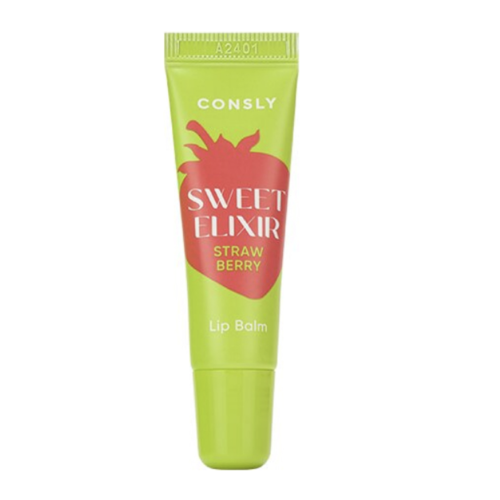 фото Бальзам для губ с экстрактом клубники [consly] sweet elixir lip balm