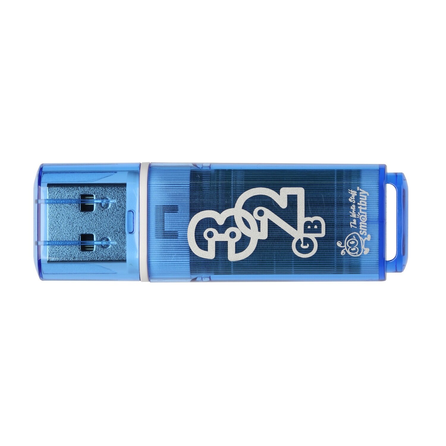 Флеш-память Smartbuy Glossy, 32Gb, USB 2.0, гол, SB32GBGS-B