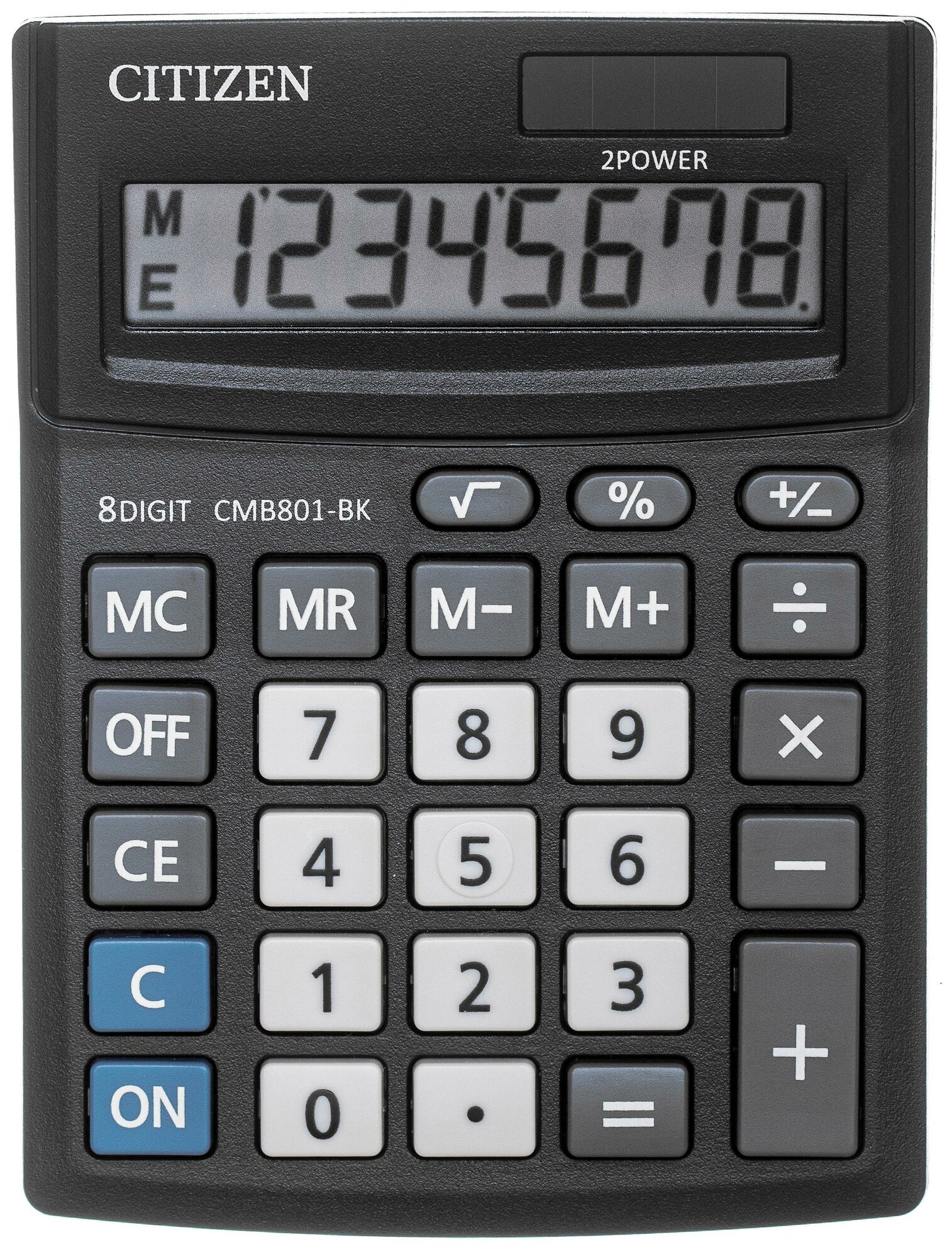Калькулятор настольный Citizen Business Line CMB801-BK 8-разрядный черный 137x102x31 мм