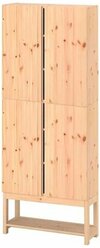 Шкаф деревянный IKEA IVAR с подставкой 80х30х202 см, сосна