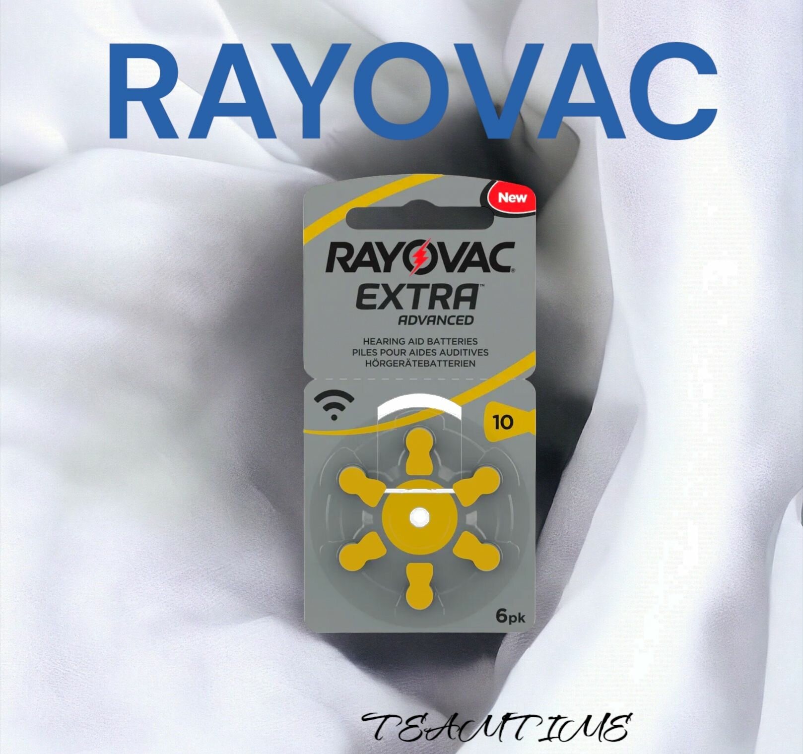 Батарейки Rayovac для слуховых аппаратов ZA10 (6 шт)