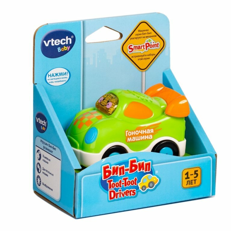 Vtech Гоночная машинка VTech Бип-Бип Toot-Toot Drivers 80-143826