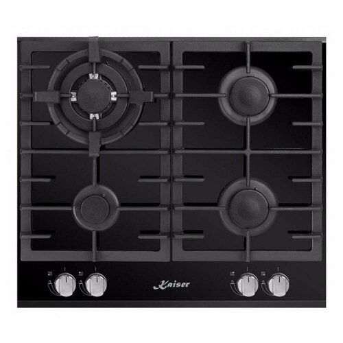 Газовая варочная панель 58х51 см Kaiser Black Glass KCG 6380 Turbo черная 4749900₽