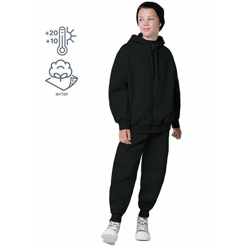 Комплект одежды NIKASTYLE, размер 158-80, черный