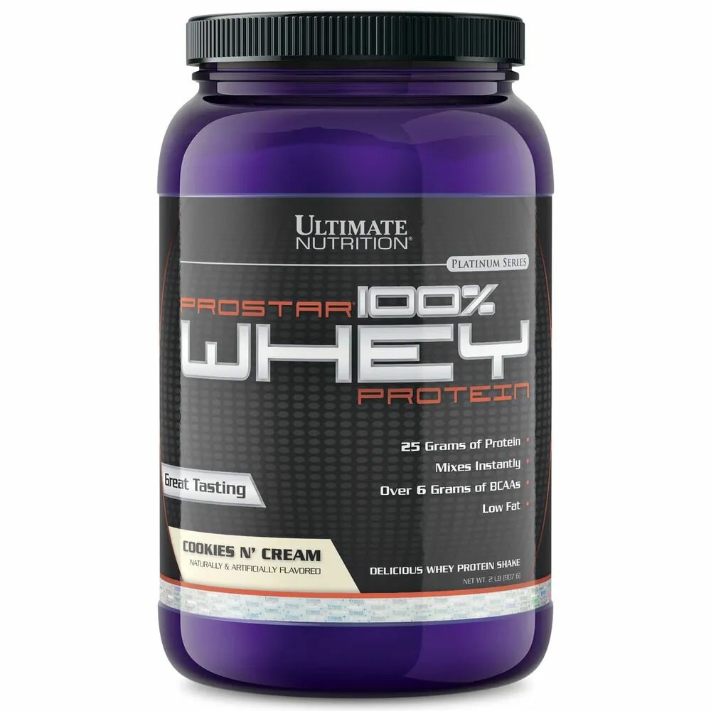 Протеин Ultimate Prostar Whey 0,9 Печенье-Крем