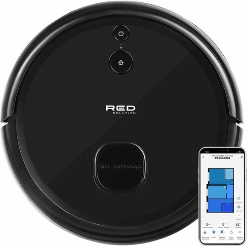 Робот-пылесос RED solution RV-RL6000S, 35Вт,/черный