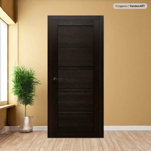 Межкомнатная дверь L9 Венге 90x200 (Комплект вместе с фурнитурой)