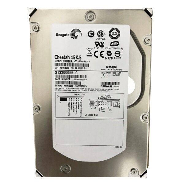 Жесткий диск Seagate ST3300655LC 300Gb U320SCSI 3.5" HDD