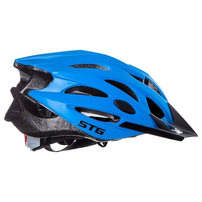 Шлем защитный STG велосипедный, размер L, (58-61 см), синий