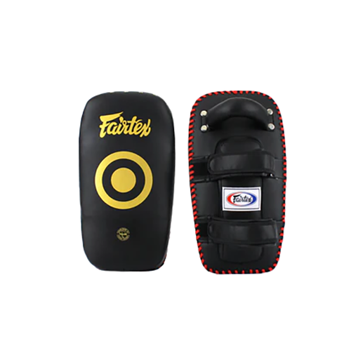 Лапы для тайского бокса Fairtex KPLC5 Black/Gold (One Size) лапы для тайского бокса макивара fairtex kplc5 one size