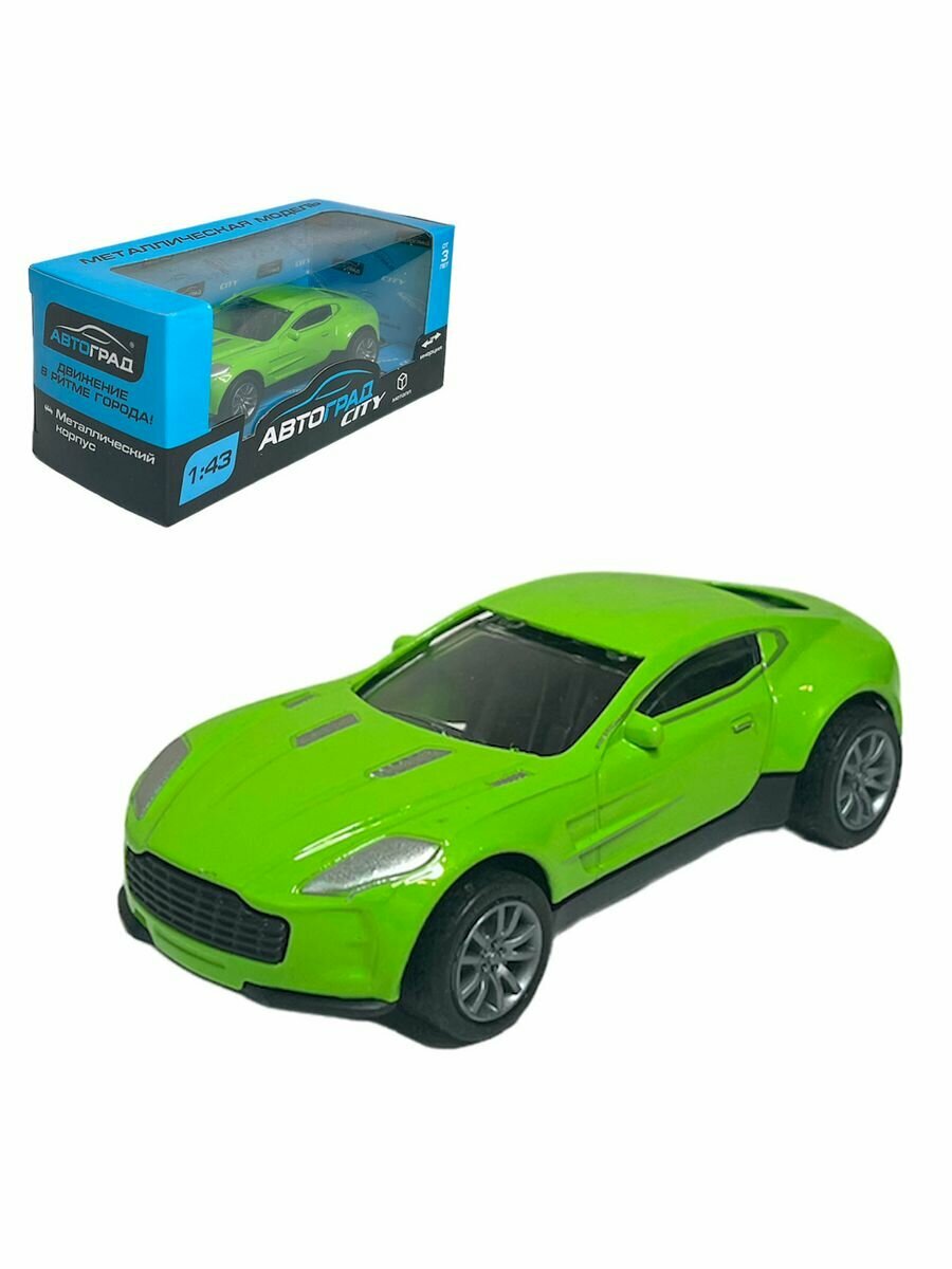 Модель металлическая "Aston Martin Vantage" зелёный, м. 1:43