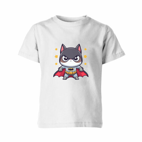 Футболка Us Basic, размер 12, белый детская футболка кот супергерой 116 белый
