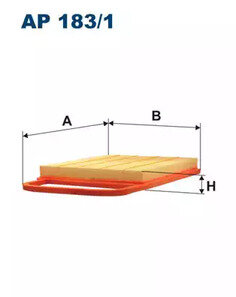 LX1475 Фильтр возд._VW Polo/Seat/Skoda 1.2 16V 02- для SKODA FABIA I (6Y2) 1.2 FILTRON AP1831