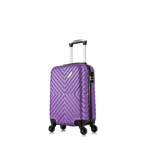 фото Чемодан l'case new delhi, 27 л, размер s, фиолетовый