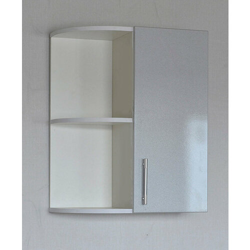 Шкаф торцевой серебристый металлик фасад МДФ 300550 SANTREK HOME 4209₽