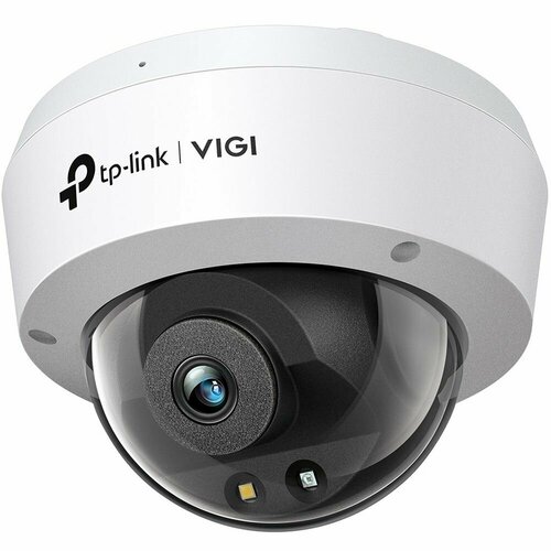 полноцветная купольная камера видеонаблюдения с ночным видением 24 часа ahd 5 мп 4 мп светящаяся светодиодная подсветка коаксиальная цифро TP-Link VIGI C240(4mm) Купольная камера 4 Мп с цветным ночным видением