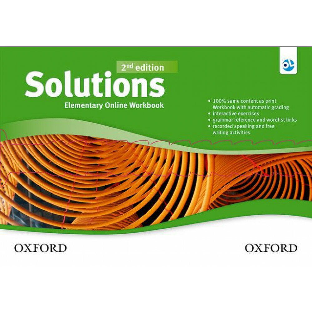 Книга Solutions (2nd edition) Elementary Online Workbook - Card with Access Code - фото №2
