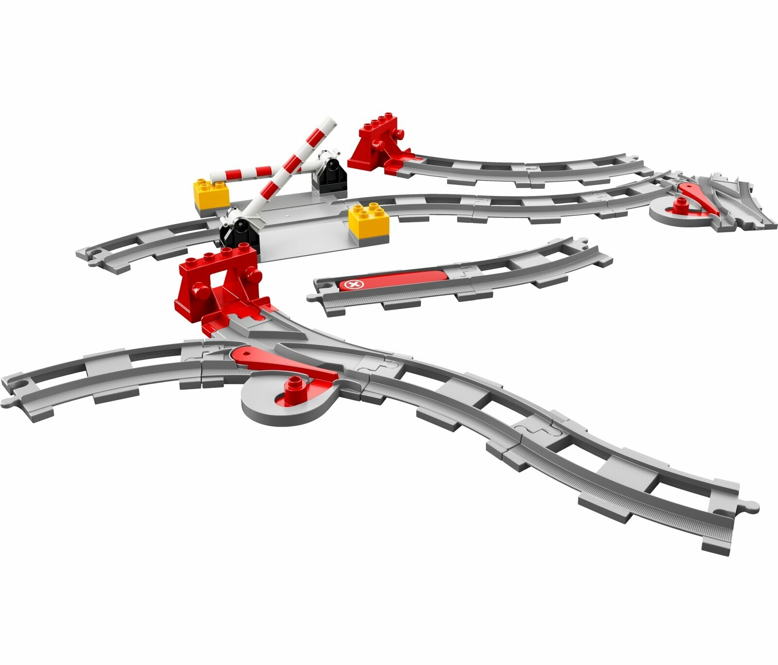 Конструктор LEGO DUPLO Железнодорожные рельсы (LEGO 10882)