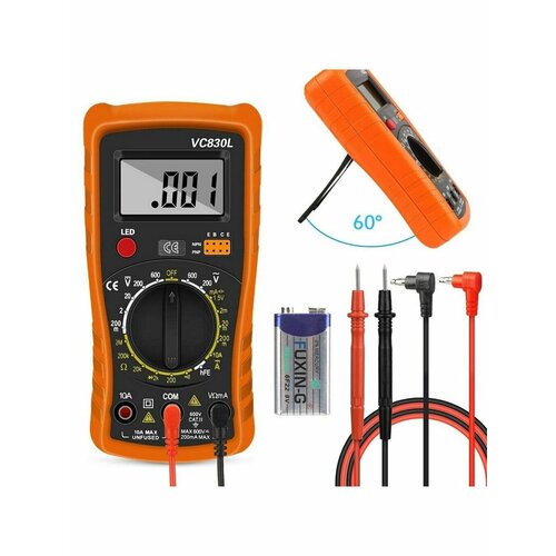 aneng dt830b мультиметр цифровой тестер мультиметр вольтметр цифровой multimeter профессиональный мультиметр цифровой мультиметр инструменты для Мультиметр цифровой VC-830L с прозвонкой мультитестер