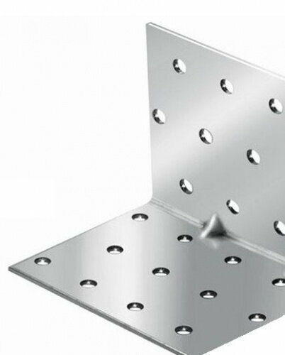 фото Уголки крепежные усиленные перфорированные KUU 50х50х50х2 мм 25шт