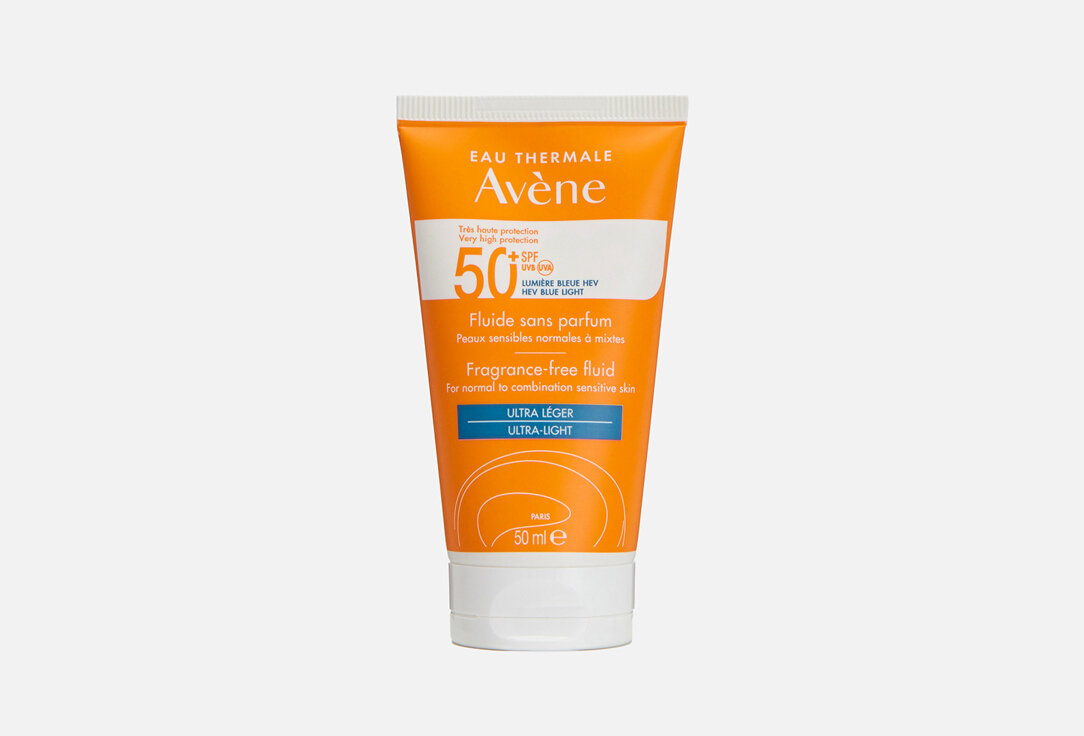 Солнцезащитный флюид SPF50+ EAU THERMALE AVENE, SUN 50мл