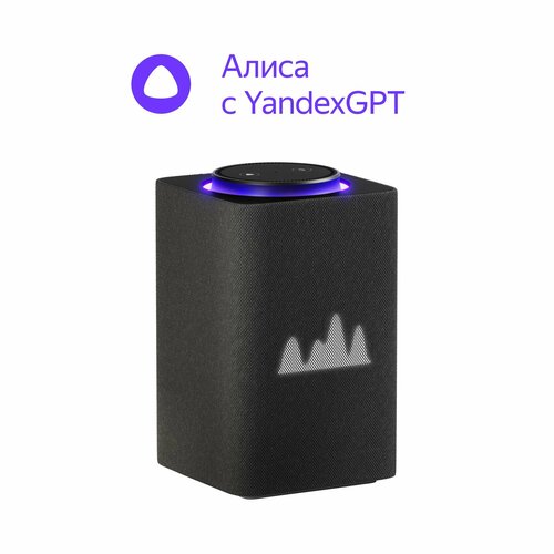 Умная колонка Яндекс Станция Макс с Алисой на YaGPT графит с Zigbee 65Вт 3840000₽