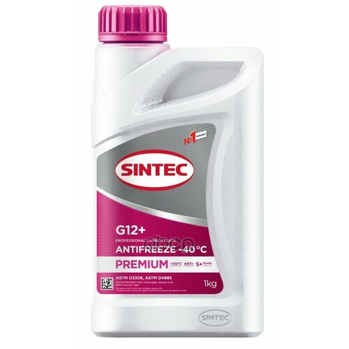 Антифриз Sintec Premium Розовый G12+ (-40) 1 Кг SINTEC арт. 990563