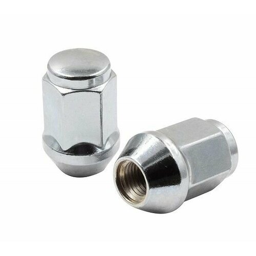 Набор гаек M12x1,25; H35мм; Ключ 19мм; Закрытая; Хром 4 шт