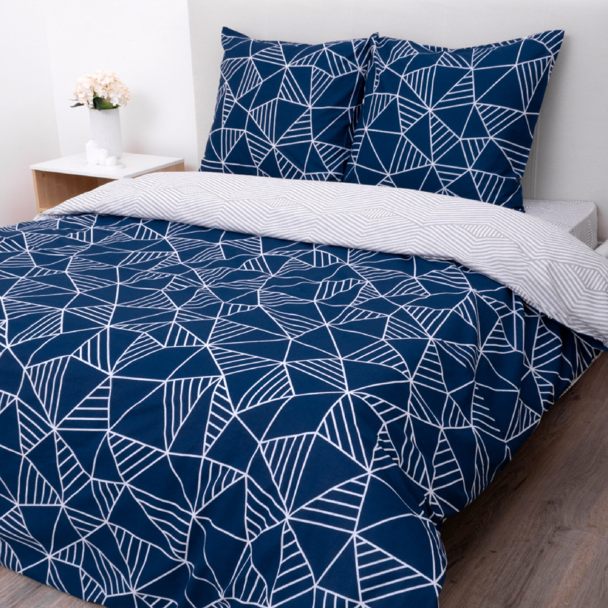 фото Постельное белье "Василиса" Евро, Бязь, Декор